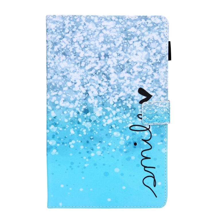 For Samsung Galaxy Tab A11 / A9 Colored Drawing Leather Tablet Case(Beautiful Bubble) by bashfashion