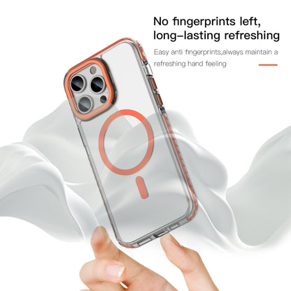 For iPhone 15 Pro Max Mutural Cushion Series MagSafe Magnetic Phone Case(Orange) by Mutural