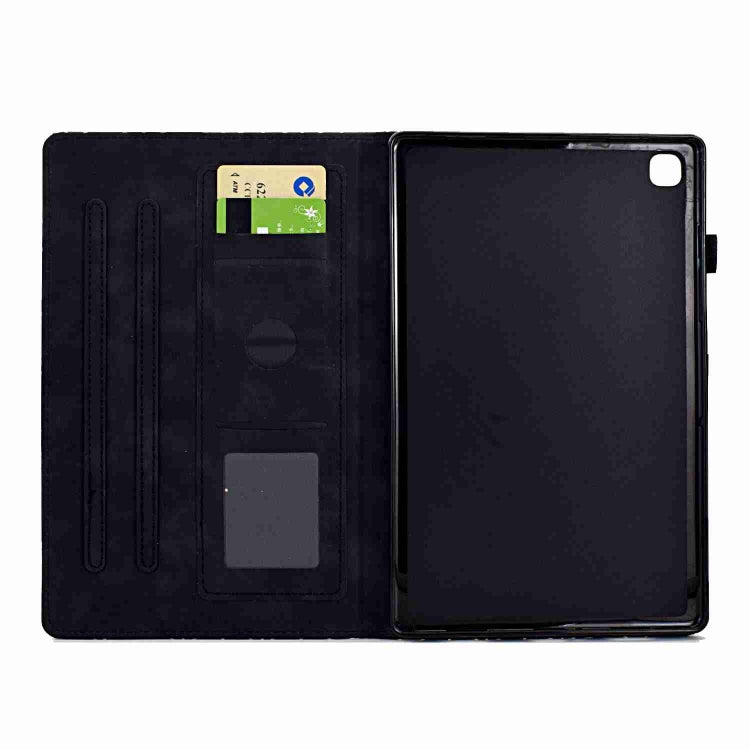 For Samsung Galaxy Tab A7 Lite T220 Rhombus TPU Leather Tablet Case(Black) by bashfashion