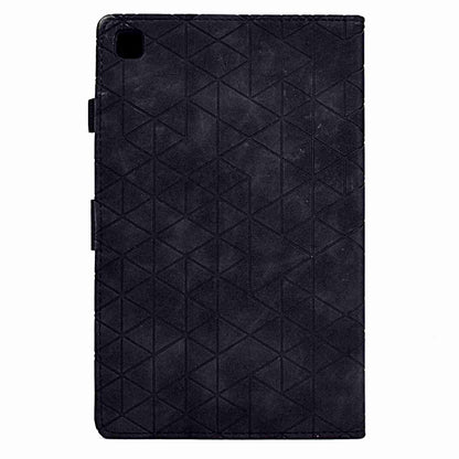 For Samsung Galaxy Tab A 10.1 2019 T510 Rhombus TPU Leather Tablet Case(Black) by bashfashion