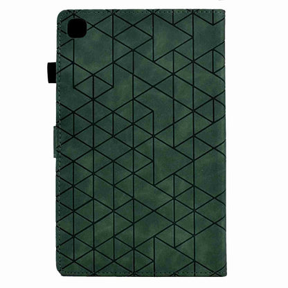 For iPad 10.2 Rhombus TPU Smart Leather Tablet Case(Green) by bashfashion