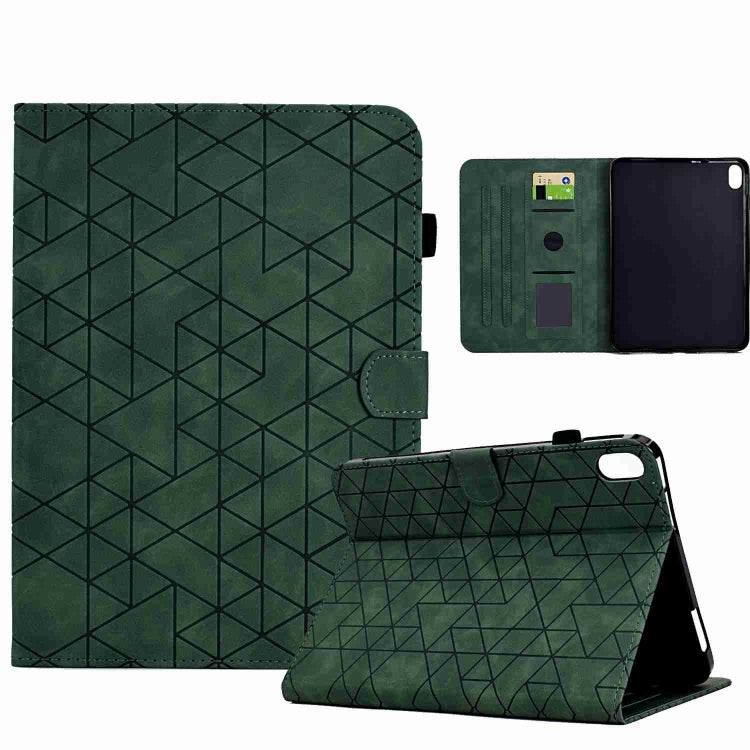 For iPad mini 2024 / mini 6 Rhombus TPU Smart Leather Tablet Case(Green) by bashfashion