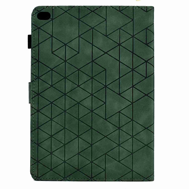 For iPad mini 5/4/32/1 Rhombus TPU Smart Leather Tablet Case(Green) by bashfashion