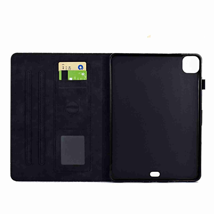 For iPad Pro 11 2020&2018 / Air 10.9 Rhombus TPU Smart Leather Tablet Case(Black) by bashfashion