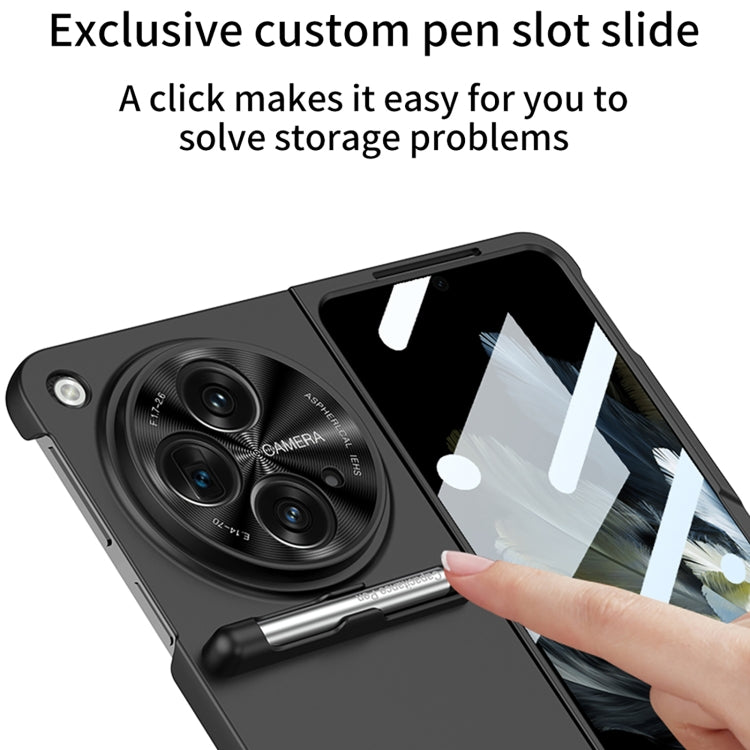 For OPPO Find N3 / OnePlus Open GKK Ultra-thin Full Coverage Phone Flip Case with Pen(Green) by GKK