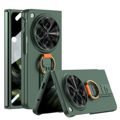 For OPPO Find N3 / OnePlus Open GKK Integrated Ultrathin Shockproof Phone Case with Ring Wrist Strap(Green) by GKK