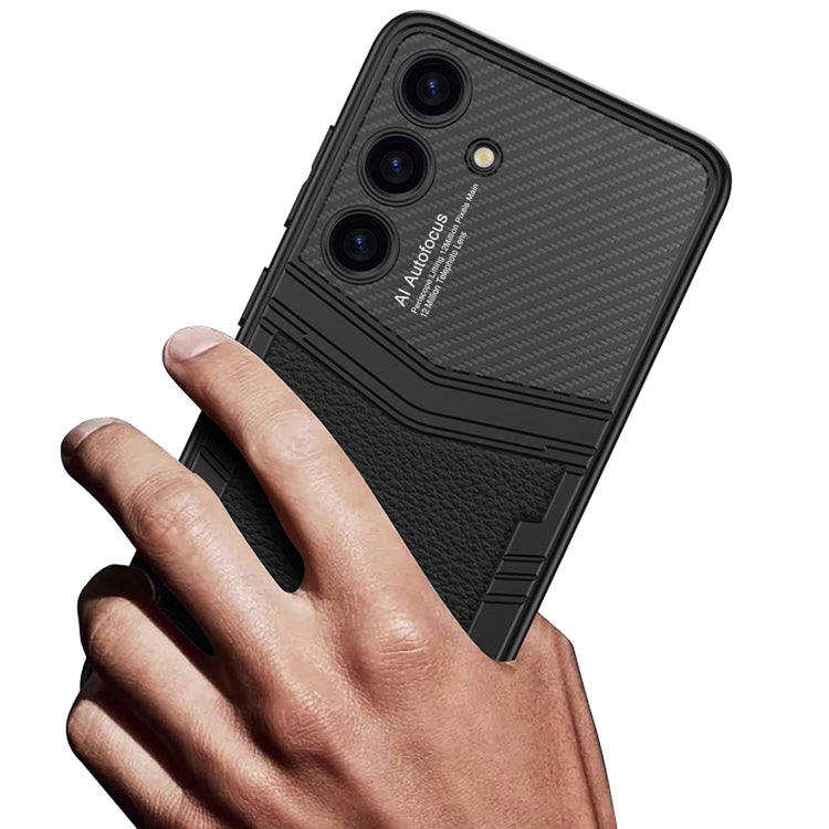 For Samsung Galaxy S24+ 5G GKK TPU + PU Full Coverage Phone Case(Alligator Texture) by GKK