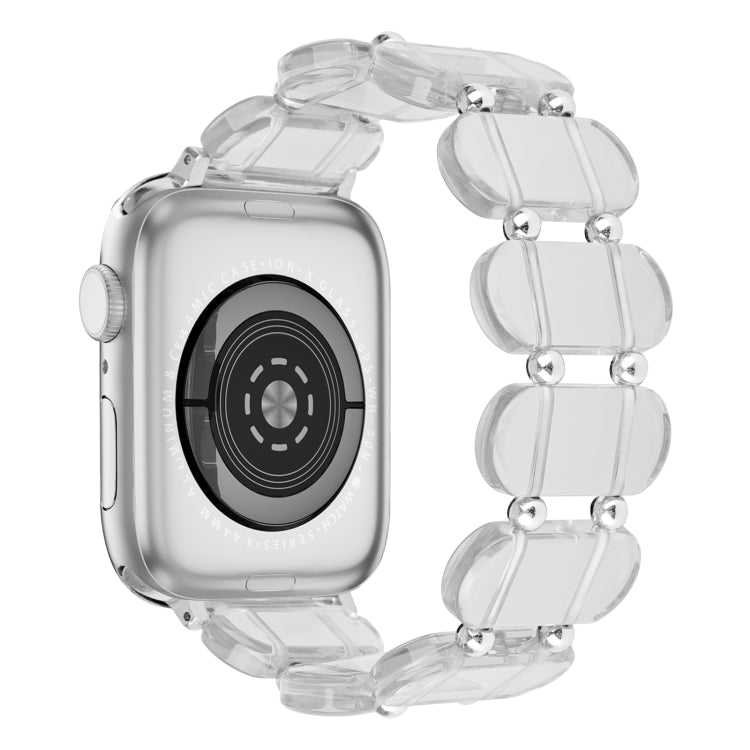 For Apple Watch Ultra 2 49mm Stretch Resin Watch Band(Transparent) by bashfashion