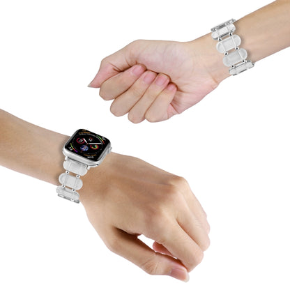 For Apple Watch Ultra 2 49mm Stretch Resin Watch Band(Transparent) by bashfashion