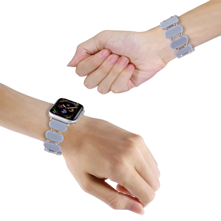 For Apple Watch Ultra 49mm Stretch Resin Watch Band(Blue Ocean) by bashfashion