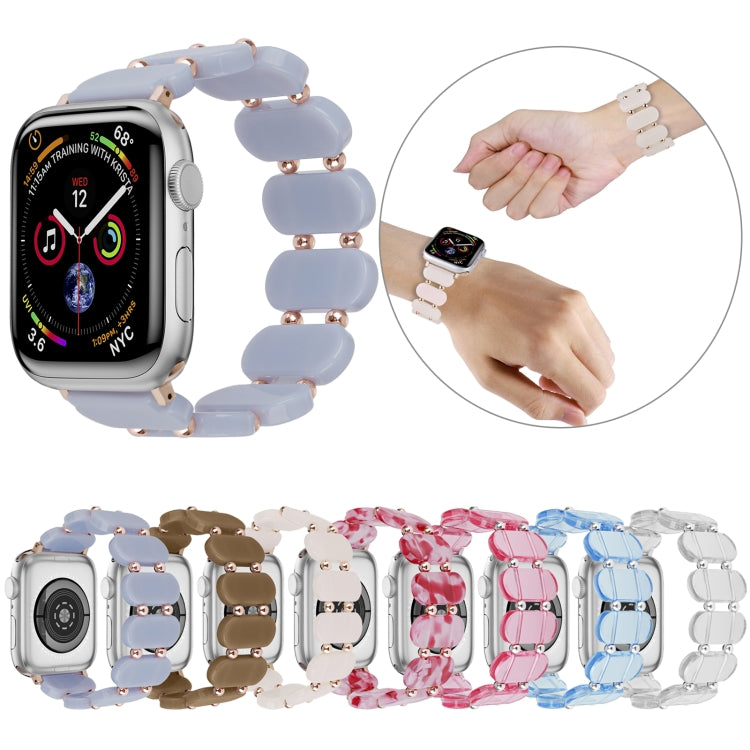 For Apple Watch Ultra 2 49mm Stretch Resin Watch Band(Transparent) by bashfashion