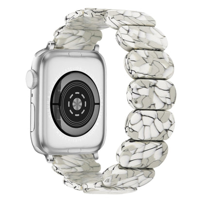 For Apple Watch Ultra 2 49mm Stretch Rope Resin Watch Band(Earth Cracks) by bashfashion