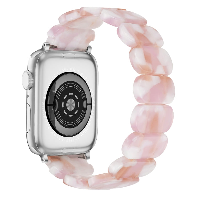 For Apple Watch Ultra 49mm Stretch Rope Resin Watch Band(Pink) by bashfashion