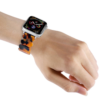 For Apple Watch Series 5 40mm Stretch Rope Resin Watch Band(Pink) by bashfashion