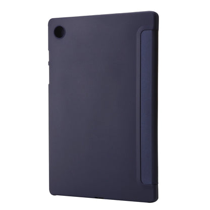For Samsung Galaxy Tab A9+ TPU Deformation Multi-Fold Leather Tablet Case(Navy Blue) by bashfashion