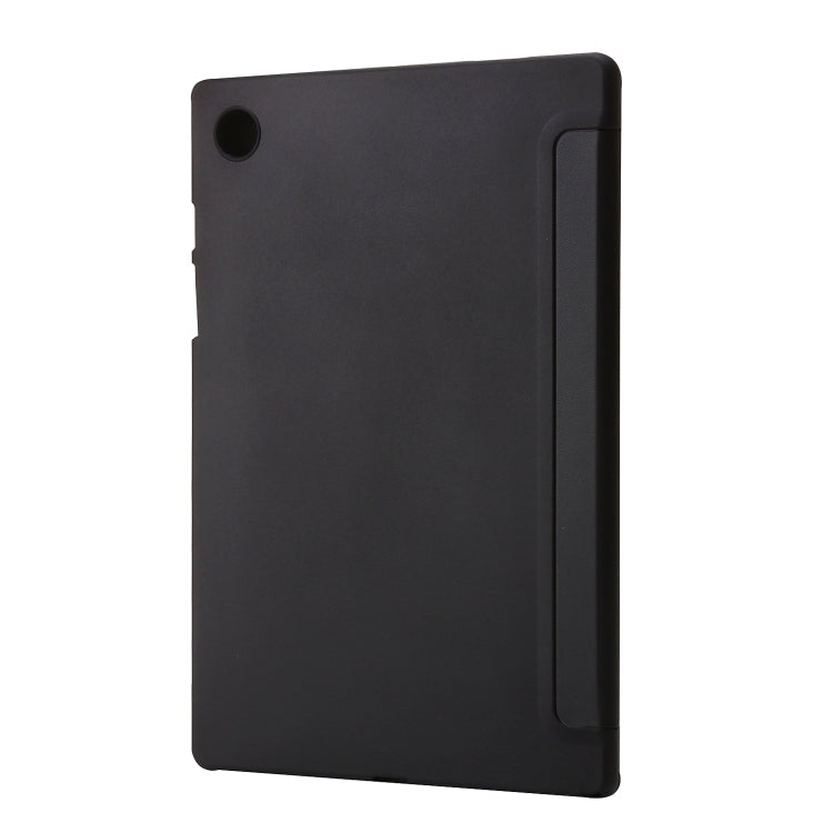 For Samsung Galaxy Tab A9+ TPU Deformation Multi-Fold Leather Tablet Case(Black) by bashfashion