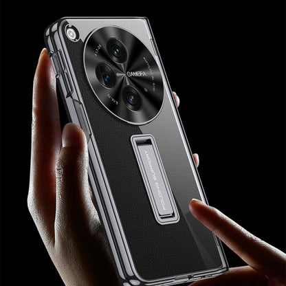 For OPPO Find N3 / OnePlus Open GKK Integrated Magnetic Fold Hinge Shockproof Phone Case(Black) by GKK