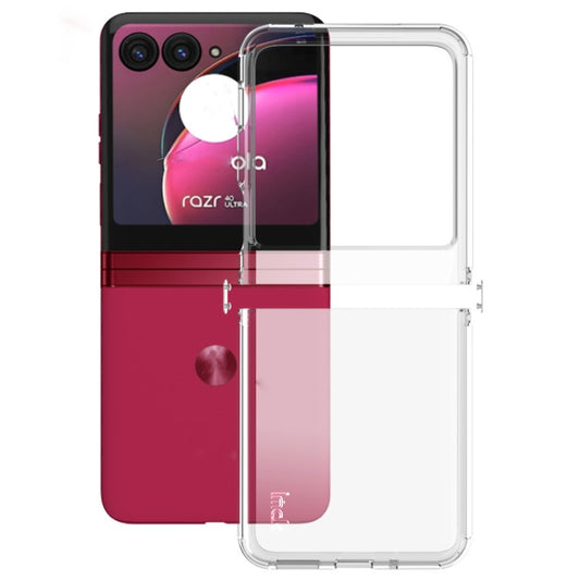 For Motorola Razr 40 Ultra imak UX-6 series All-inclusive Shockproof Airbag TPU Invisible Phone Case(Transparent) by imak