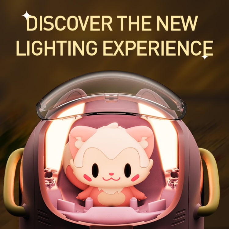 MJ066 220ML Portable Desktop Cute Cartoon Tank Car Air Humidifier with LED Lights, Model:USB(Pink) by bashfashion