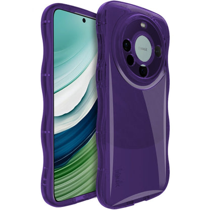 For Huawei Mate 60 IMAK Wave Bubble Soft Shockproof Phone Case(Purple) by imak
