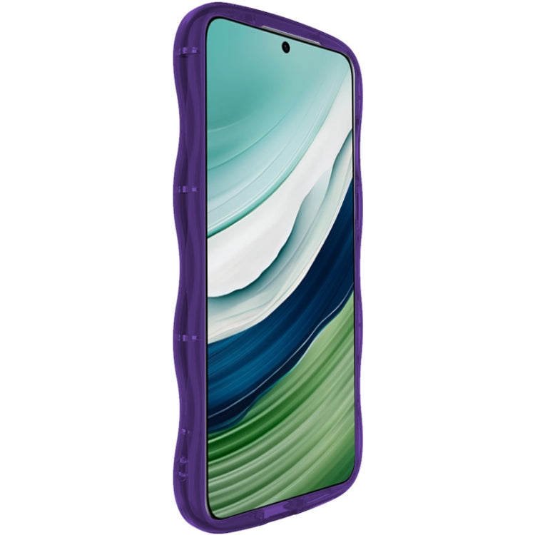 For Huawei Mate 60 IMAK Wave Bubble Soft Shockproof Phone Case(Purple) by imak