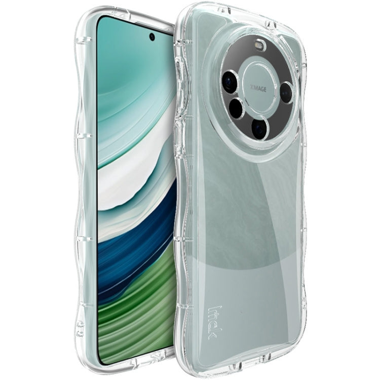 For Huawei Mate 60 IMAK Wave Bubble Soft Shockproof Phone Case(Transparent) by imak