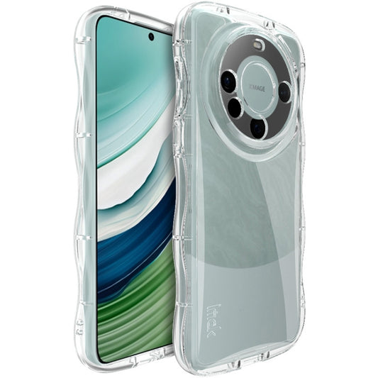 For Huawei Mate 60 IMAK Wave Bubble Soft Shockproof Phone Case(Transparent) by imak