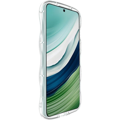 For Huawei Mate 60 IMAK Wave Bubble Soft Shockproof Phone Case(Transparent) by imak
