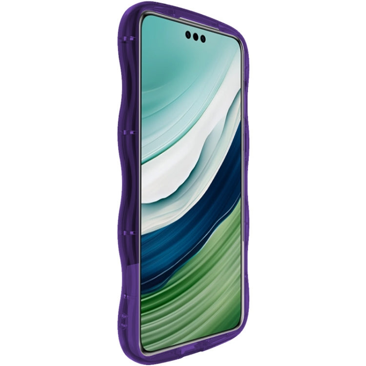For Huawei Mate 60 Pro / 60 Pro+ IMAK Wave Bubble Soft Shockproof Phone Case(Purple) by imak