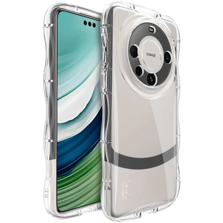 For Huawei Mate 60 Pro / 60 Pro+ IMAK Wave Bubble Soft Shockproof Phone Case(Transparent) by imak