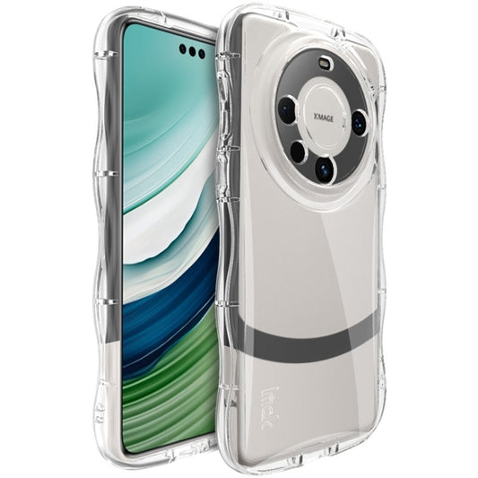 For Huawei Mate 60 Pro / 60 Pro+ IMAK Wave Bubble Soft Shockproof Phone Case(Transparent) by imak