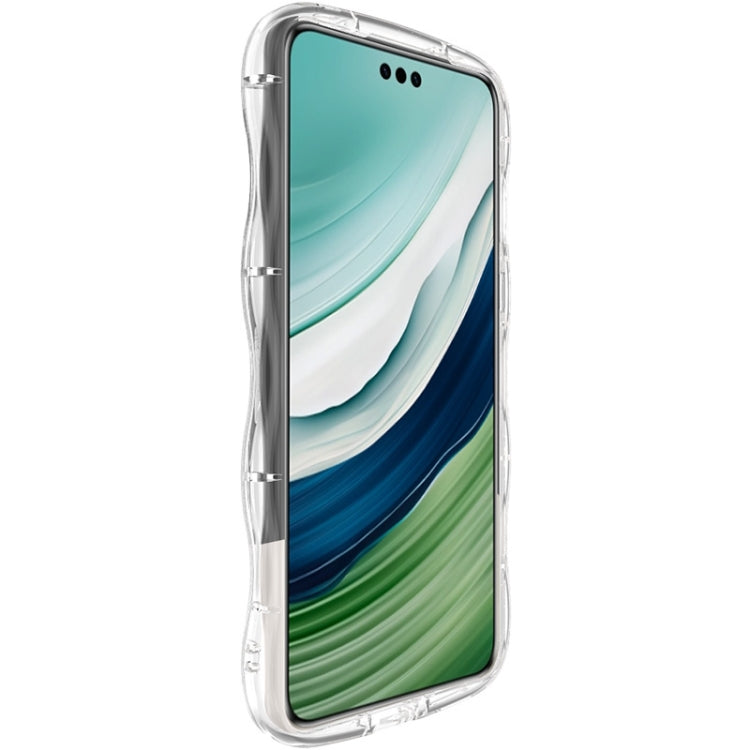 For Huawei Mate 60 Pro / 60 Pro+ IMAK Wave Bubble Soft Shockproof Phone Case(Transparent) by imak