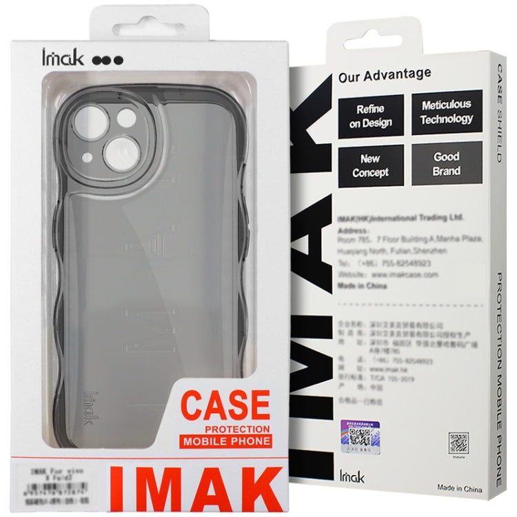 For Huawei Mate 60 Pro / 60 Pro+ IMAK Wave Bubble Soft Shockproof Phone Case(Transparent) by imak