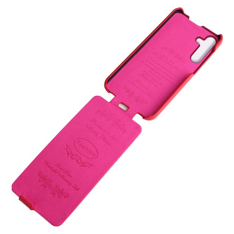 For Samsung Galaxy S25 5G Fierre Shann 64 Texture Vertical Flip PU Leather Phone Case(Red) by FIERRE SHANN