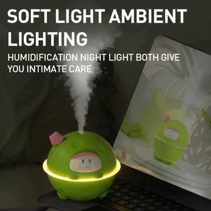 MJ081 USB Mini Desktop Humidifier, Specifications: 160ml(Green) by bashfashion
