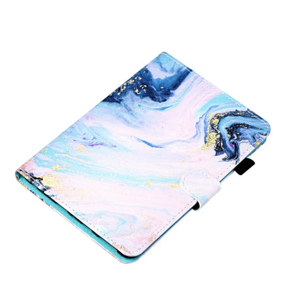 For Samsung Galaxy Tab A11 / A9 Coloured Drawing Stitching Smart Leather Tablet Case(Quicksand) by bashfashion