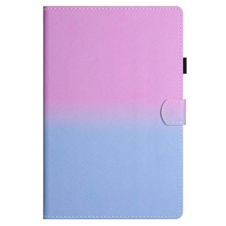 For Samsung Galaxy Tab A11+ / A9+ Stitching Gradient Smart Leather Tablet Case(Purple Blue) by bashfashion