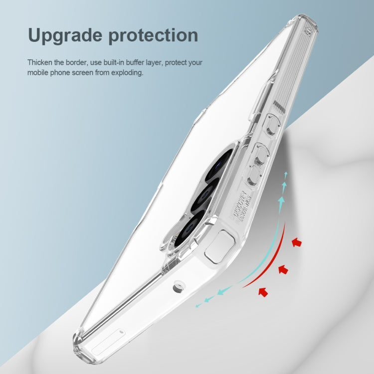 For Samsung Galaxy A55 NILLKIN PC + TPU Phone Case(Transparent) by NILLKIN