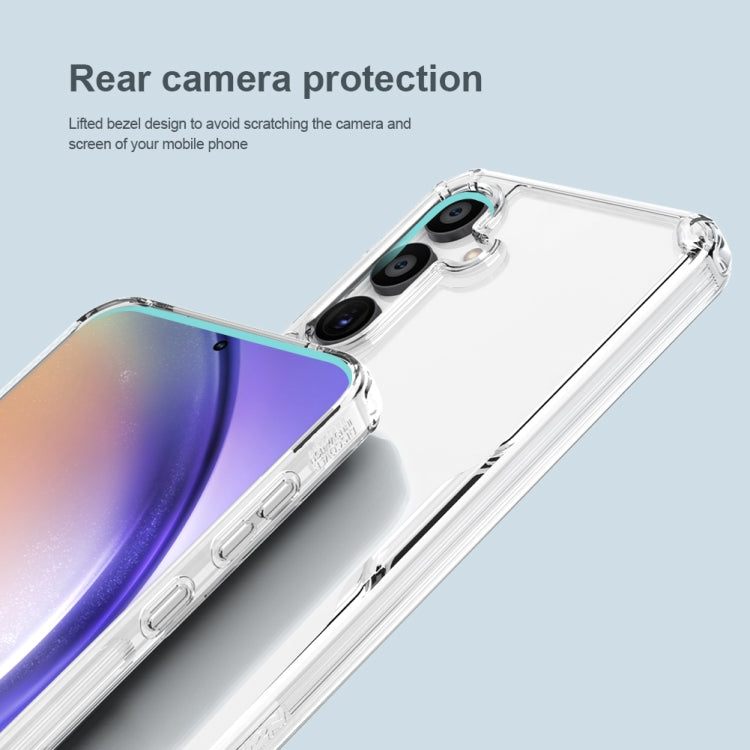 For Samsung Galaxy A55 NILLKIN PC + TPU Phone Case(Transparent) by NILLKIN