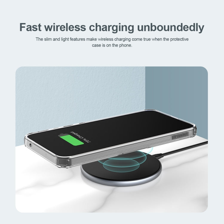 For Samsung Galaxy A55 NILLKIN PC + TPU Phone Case(Transparent) by NILLKIN