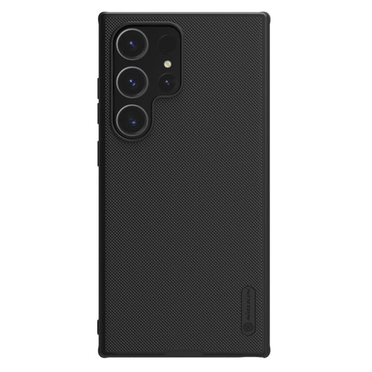 For Samsung Galaxy S24 Ultra 5G NILLKIN Frosted Shield Pro Magnetic Magsafe Phone Case(Black) by NILLKIN