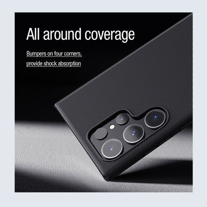 For Samsung Galaxy S24 Ultra 5G NILLKIN Frosted Shield Pro Magnetic Magsafe Phone Case(Black) by NILLKIN