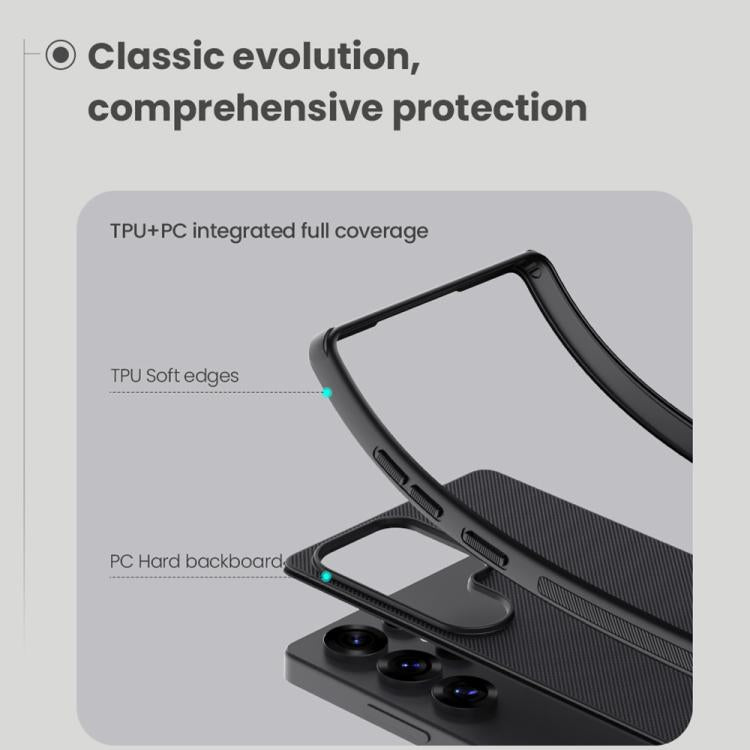 For Samsung Galaxy S25 Ultra 5G NILLKIN Frosted Shield Pro Magnetic Magsafe Phone Case(Black) by NILLKIN