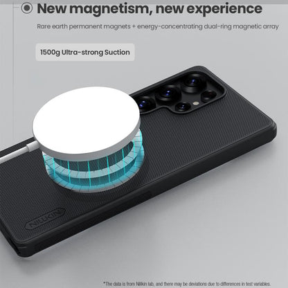 For Samsung Galaxy S25 Ultra 5G NILLKIN Frosted Shield Pro Magnetic Magsafe Phone Case(Black) by NILLKIN