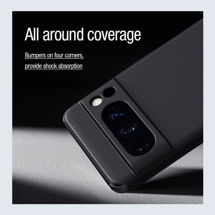 For Google Pixel 8 Pro NILLKIN Frosted Shield Pro Magnetic Magsafe Phone Case(Black) by NILLKIN