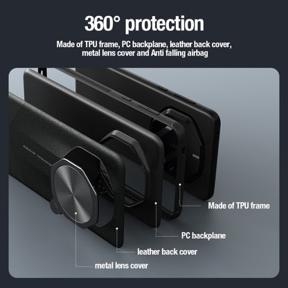 For Huawei Mate 60 RS Ultimate NILLKIN CamShield Prop Series PC + TPU Phone Case(Red) by NILLKIN