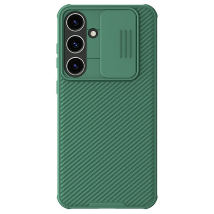 For Samsung Galaxy S24+ 5G NILLKIN Black Mirror Pro Series Camshield PC Phone Case(Green) by NILLKIN