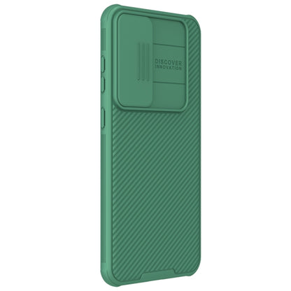 For Samsung Galaxy S24+ 5G NILLKIN Black Mirror Pro Series Camshield PC Phone Case(Green) by NILLKIN