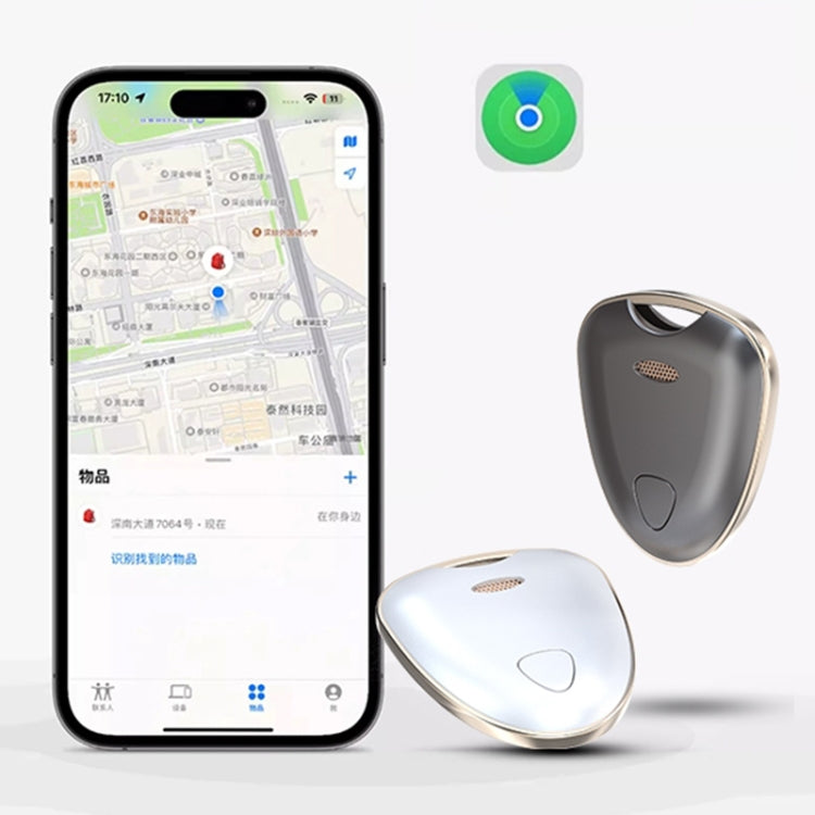 Portable Life Waterproof Positioning Anti-lost Device(Grey) by bashfashion