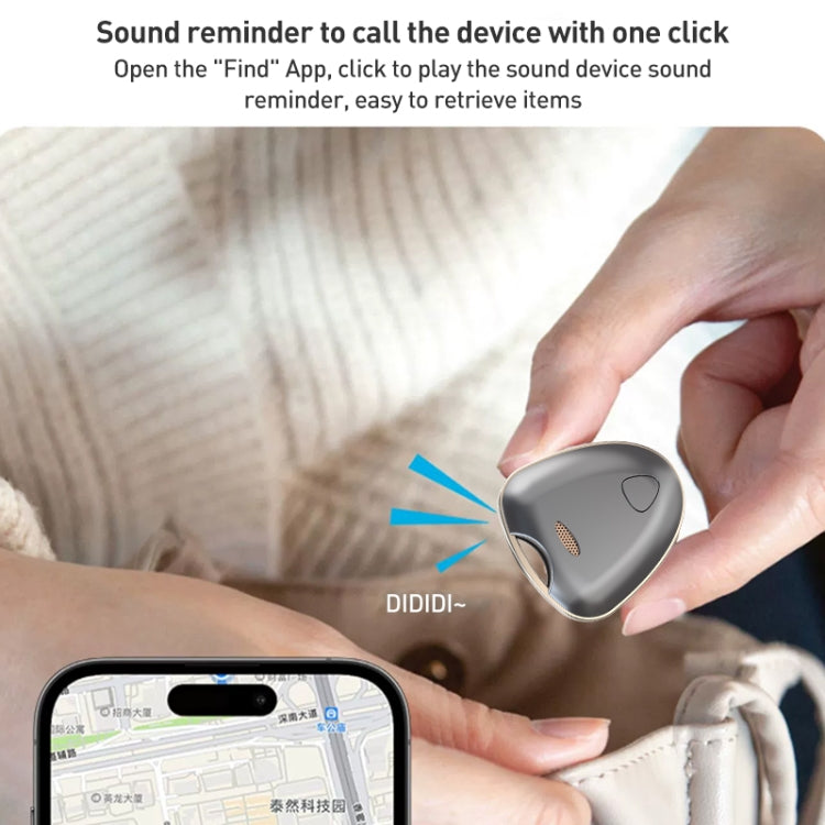 Portable Life Waterproof Positioning Anti-lost Device(Grey) by bashfashion